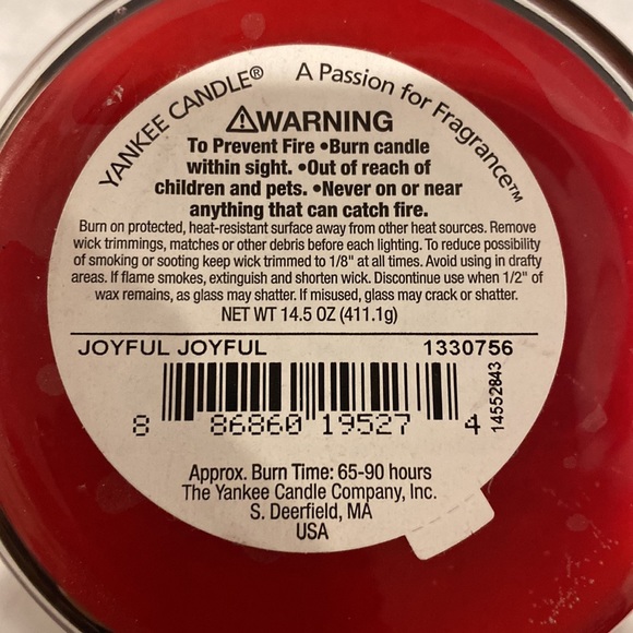 Yankee Candle 14.5 oz. “Joyful! Joyful!” New - Picture 8 of 10